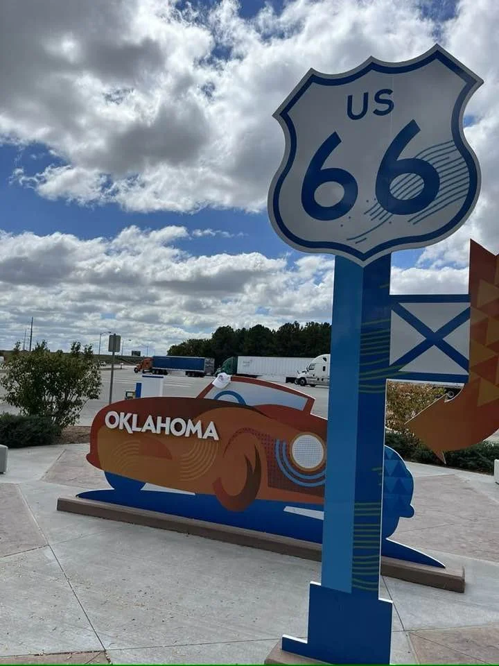 Hat on Route 66 in Oklahoma, OK