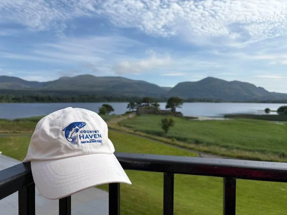 Hat really likes it at Killarney Lake, Ireland