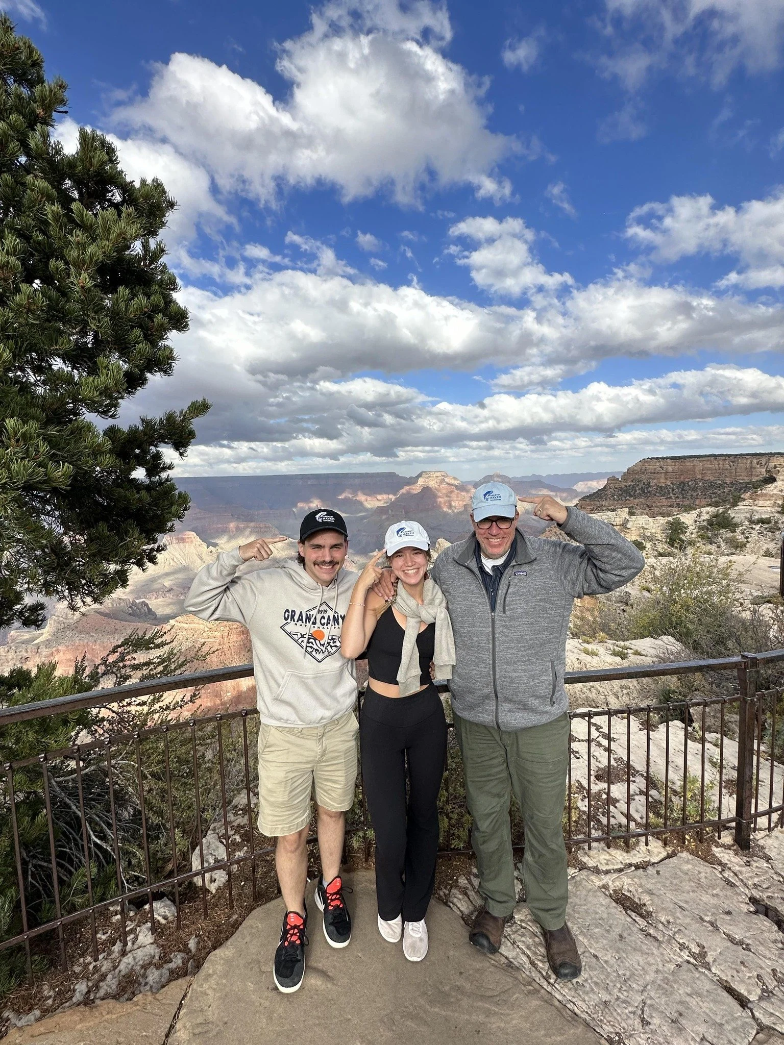 Hat has a good time at Grand Canyon, AZ