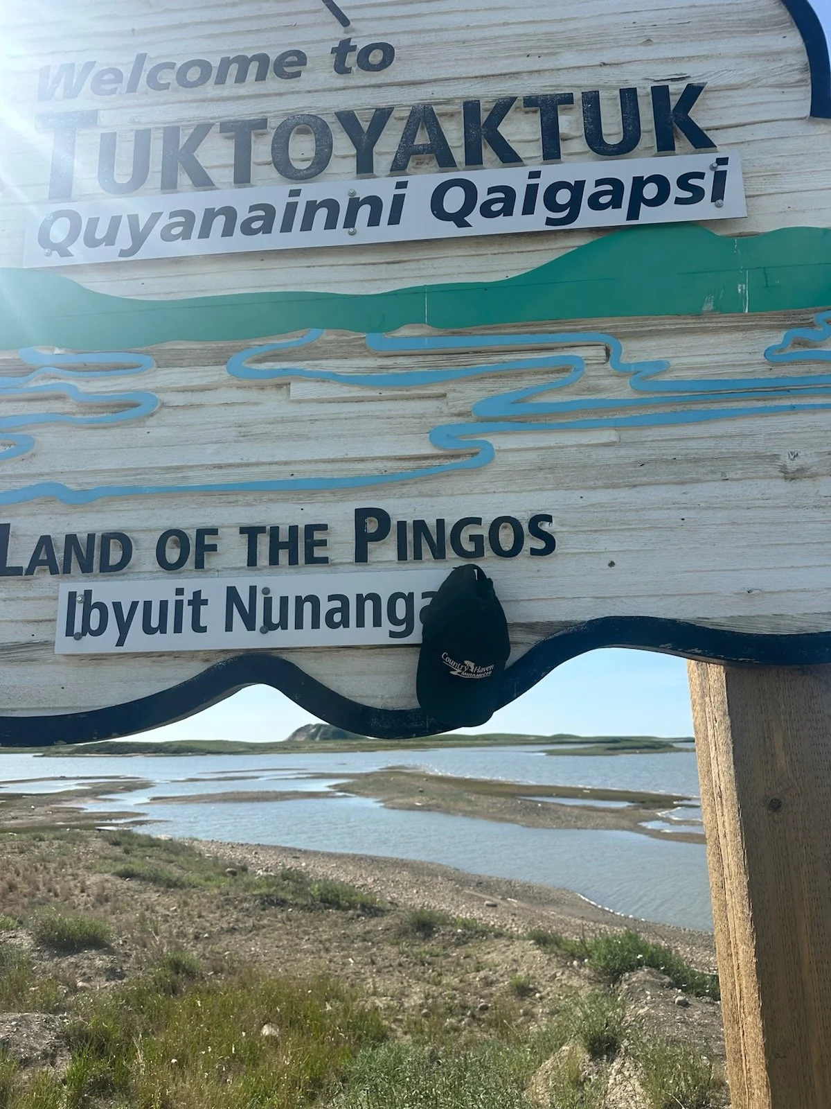 Hat is in Tuktoyaktuk, NWT