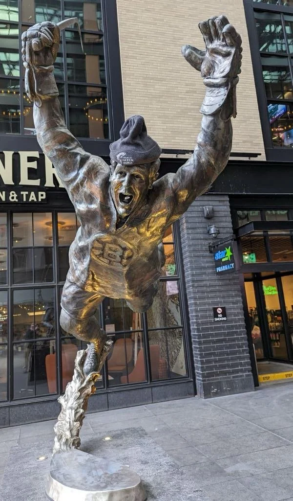 Hat with Bobby Orr in Boston, MA