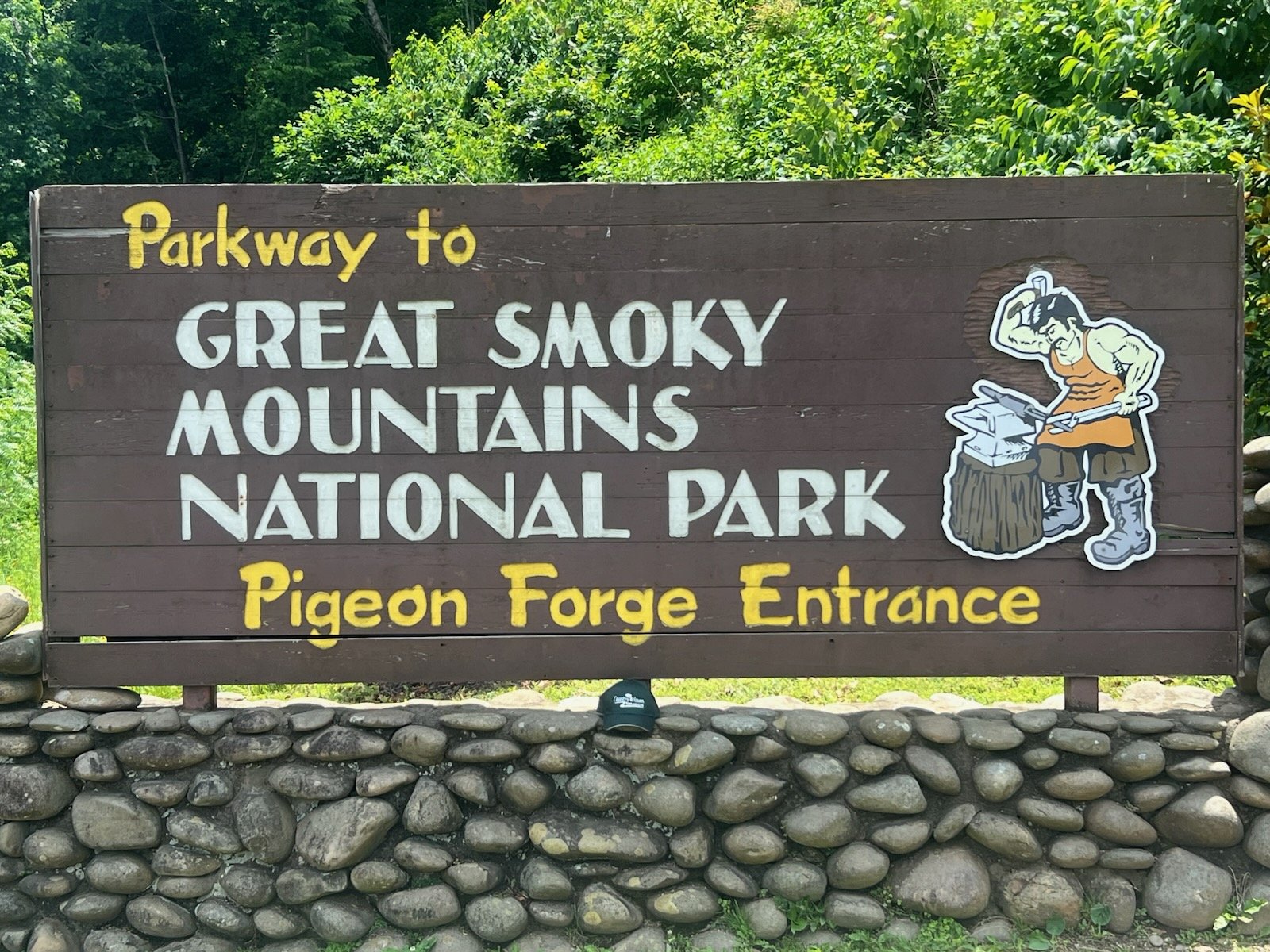 Hat on its way to the Smoky Mountains