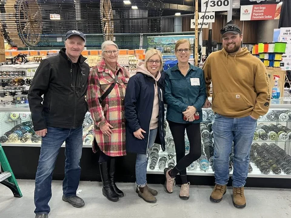 Hat and team at the Fly Fishing Show in Edison, NJ