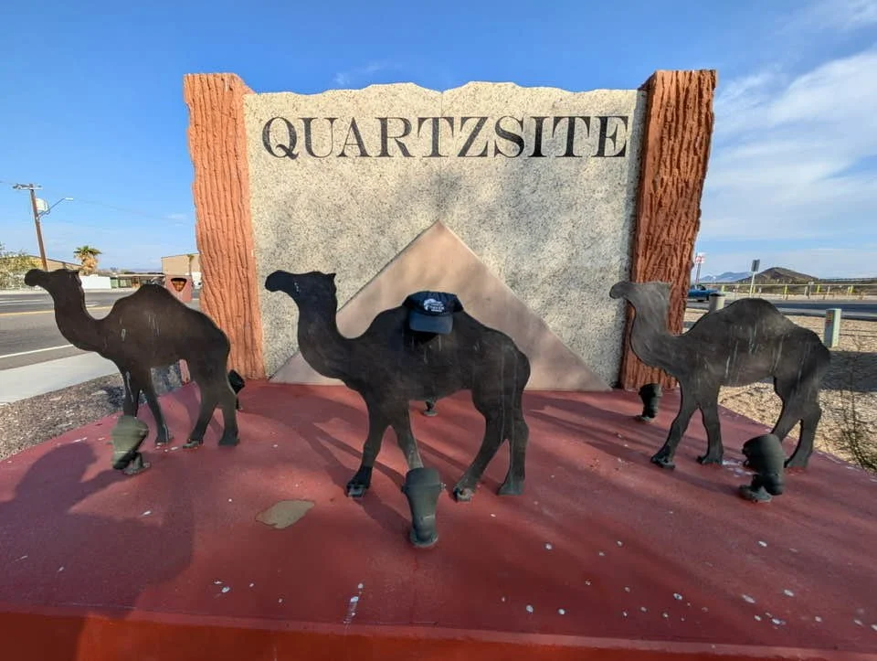 Hat got hot in Quartzsite, AZ