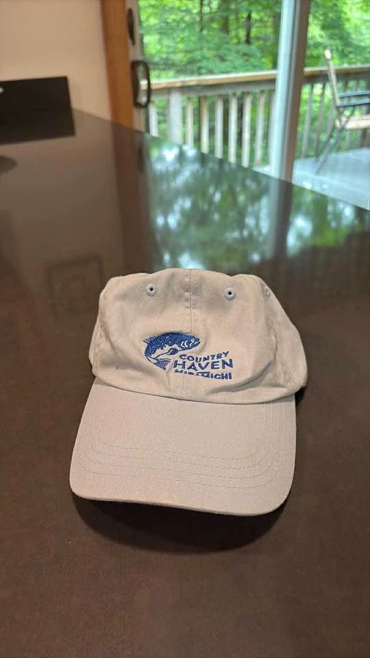 Hat with East Branch, NY, behind