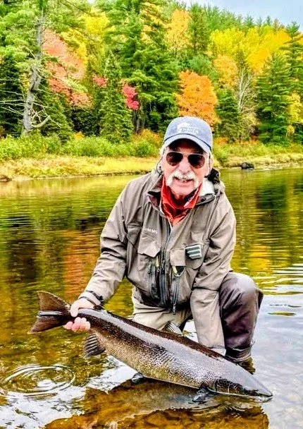 John Cleveland, IL, and his Hat with a nice fall fish