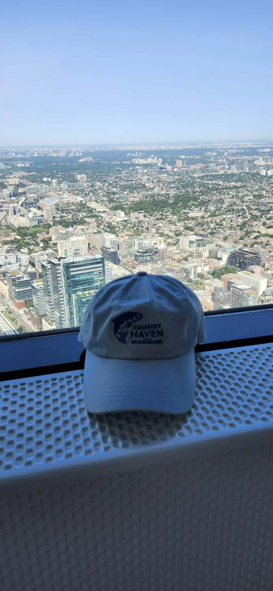 Same Day - Lynn MacKinnon from NB on top of CN Tower