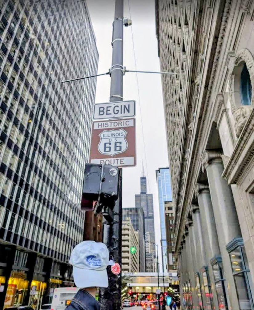 Hat starts his Route 66 adventure