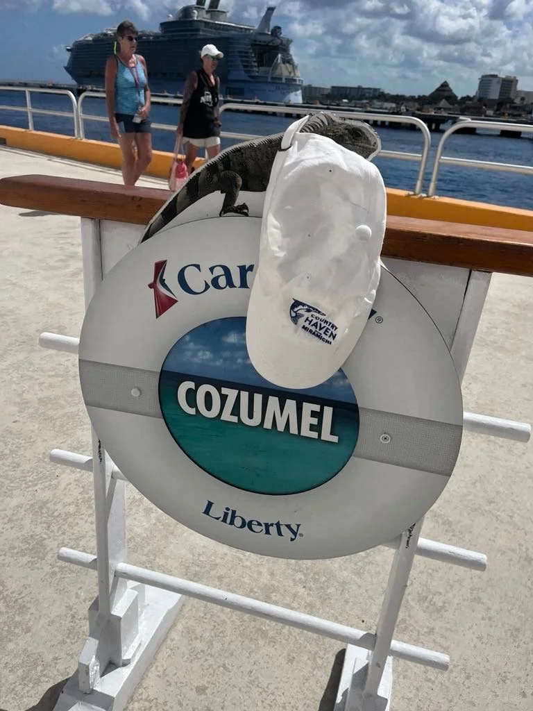 Hat is in Cozumel, Mexico