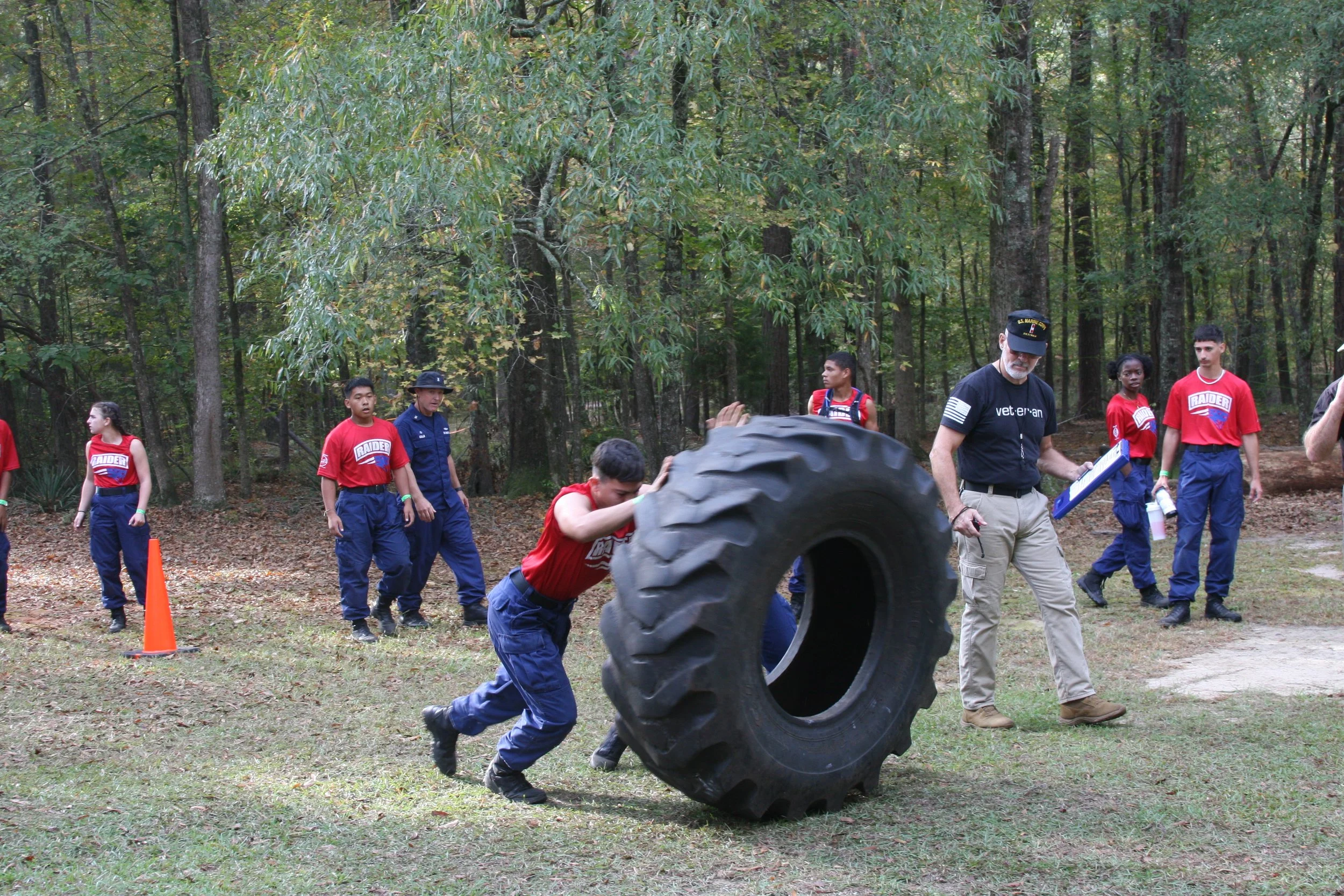 Tire flip at Molina Nationals
