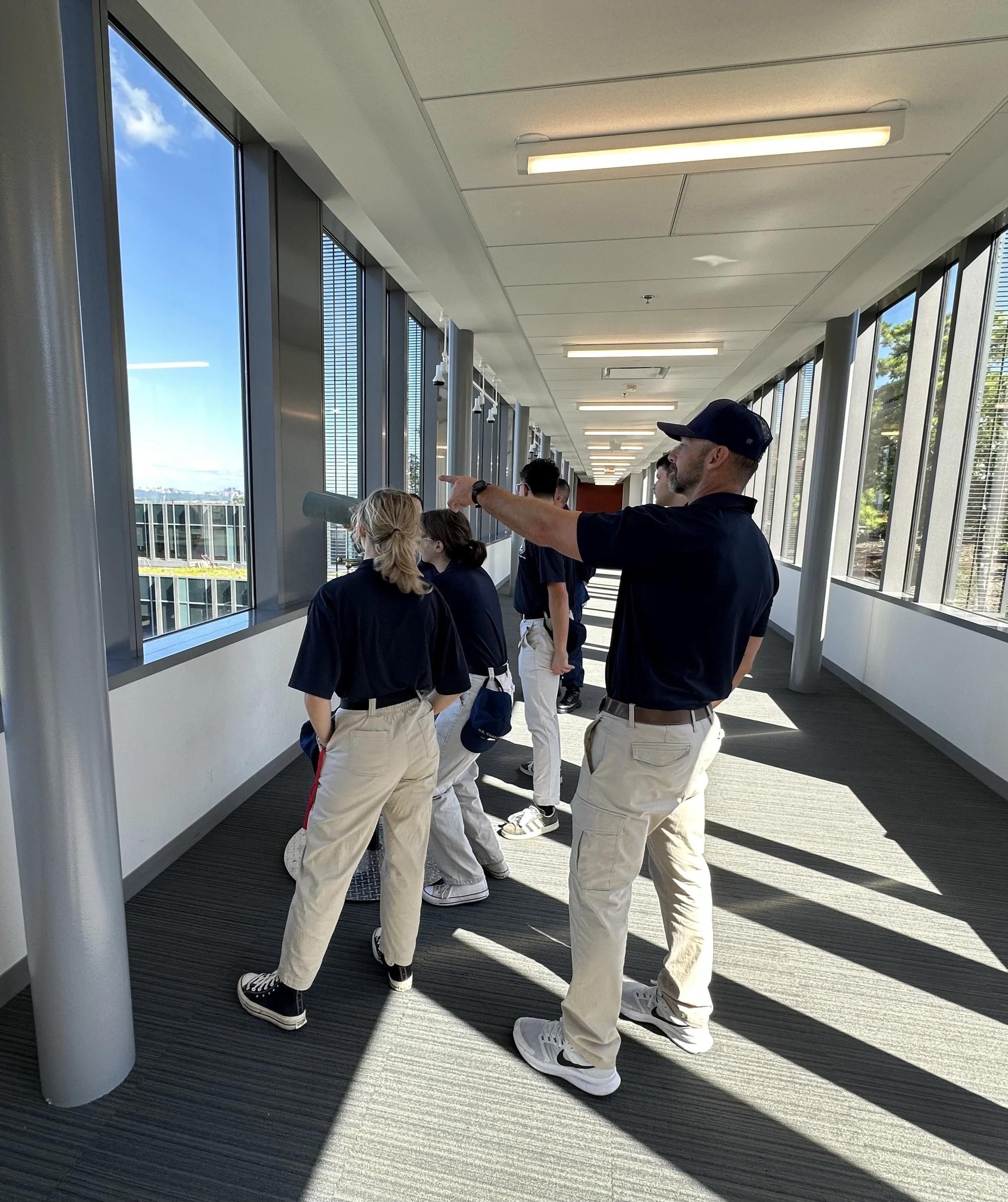 Team at the Coast Guard Headquarters in Washington, D.C.