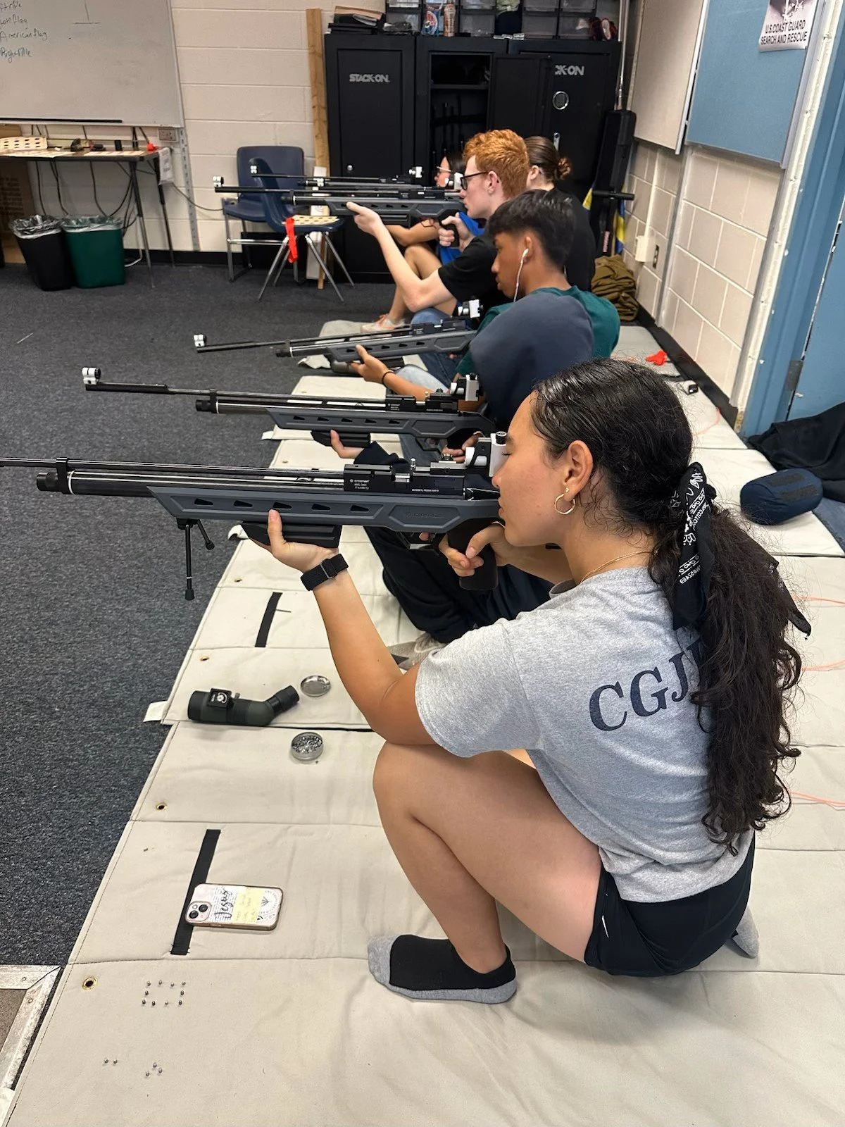Kneeling during practice
