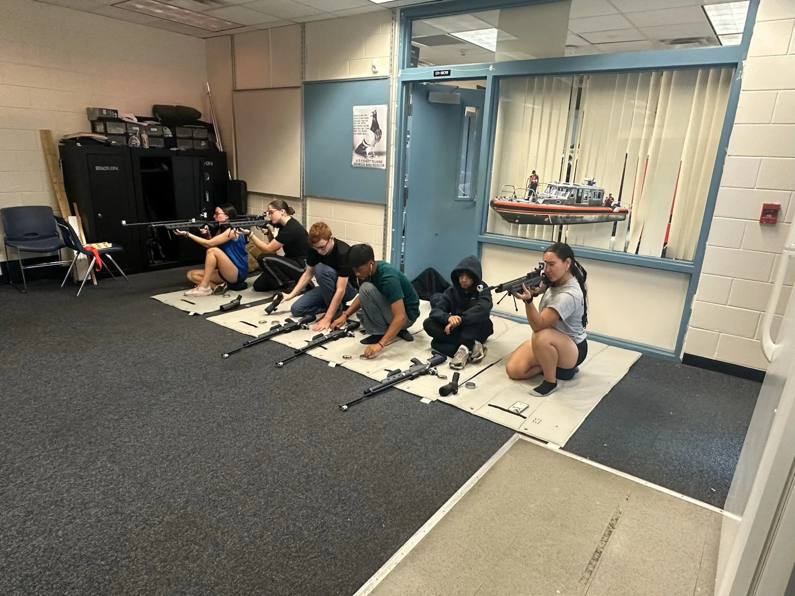 Kneeling during practice