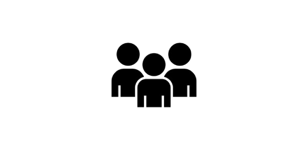Icon of three people with a plus sign, indicating adding users or group addition.