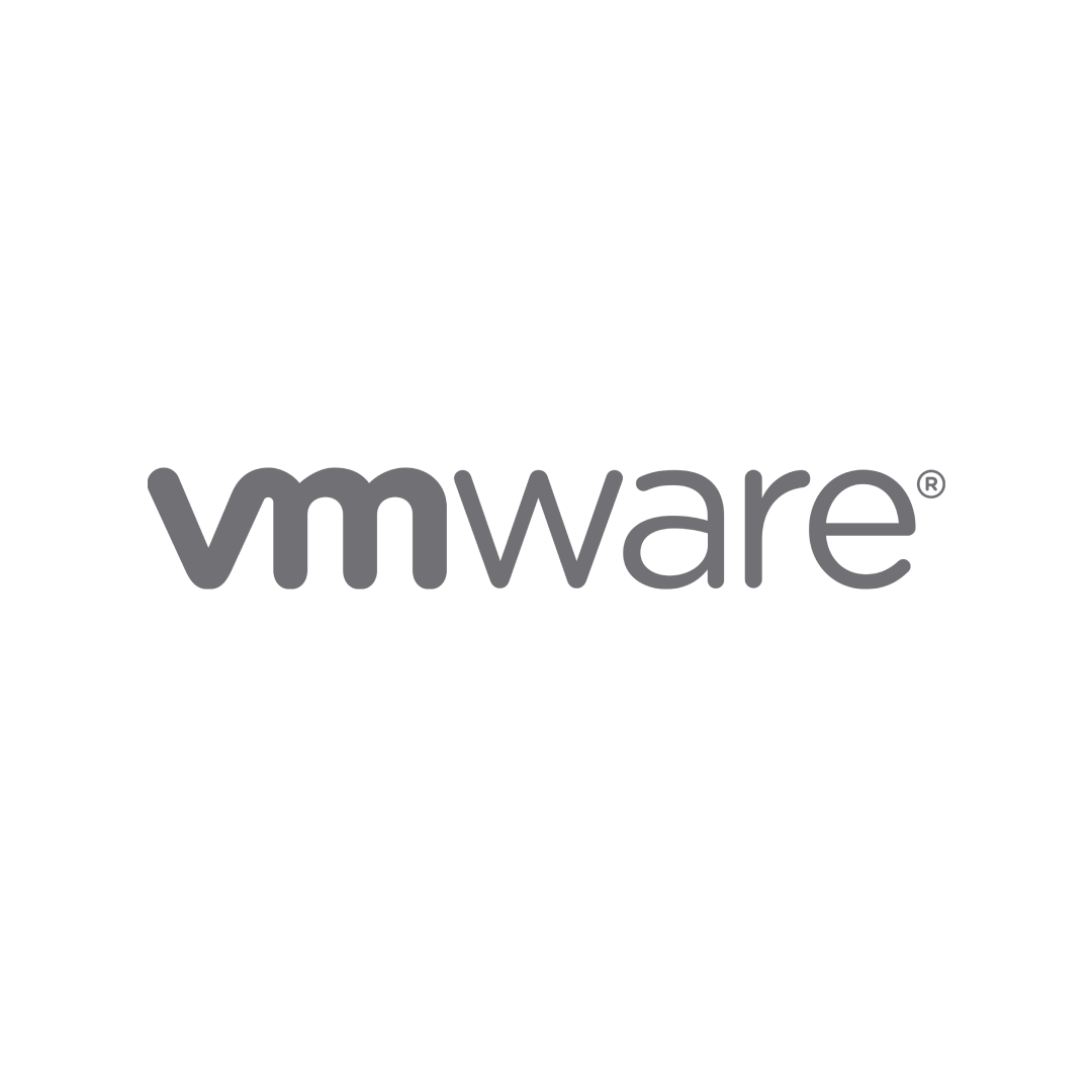 VMware logo in black and gray.
