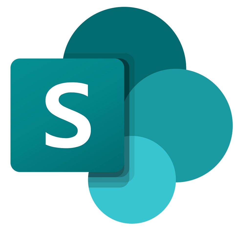 Microsoft Teams logo with a stylized teal and blue background.