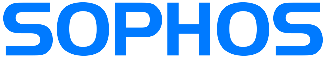 The word 'SOPHOS' written in bold blue capital letters on a white background.