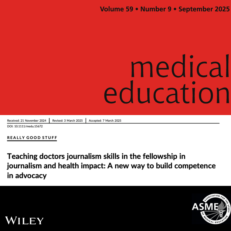 Teaching doctors journalism skills
