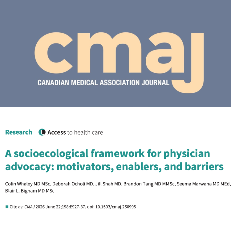 A socioecological framework for physician advocacy