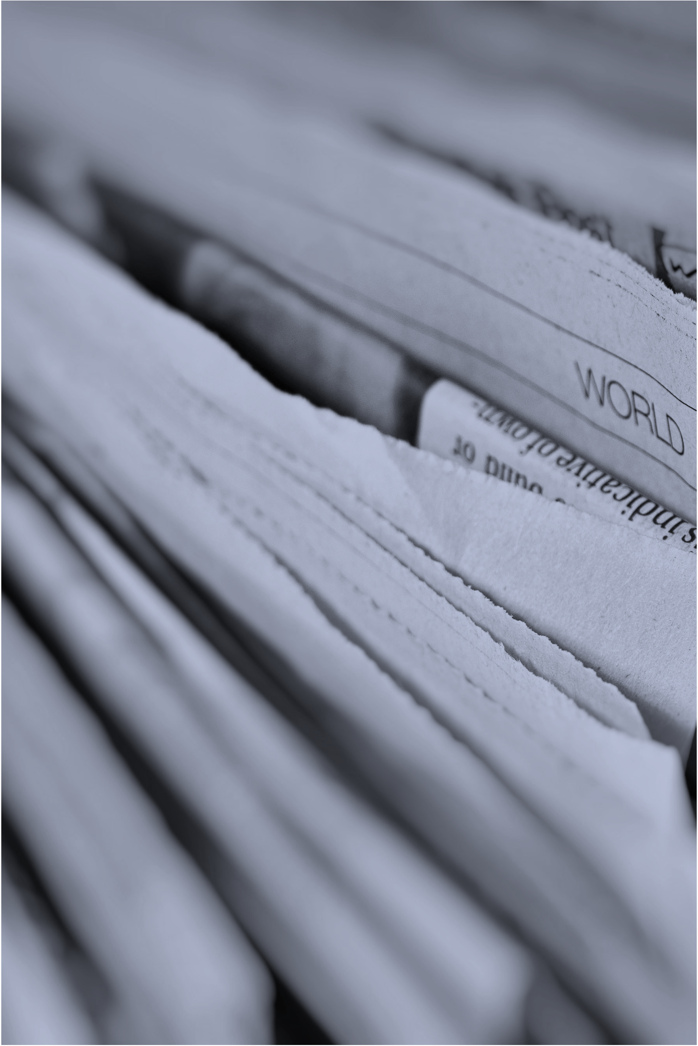 Stack of newspapers