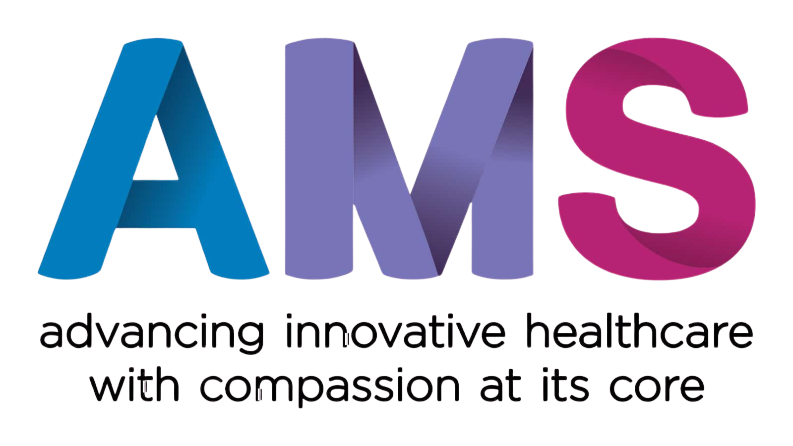 AMS advancing innovative healthcare with compassion at its core logo