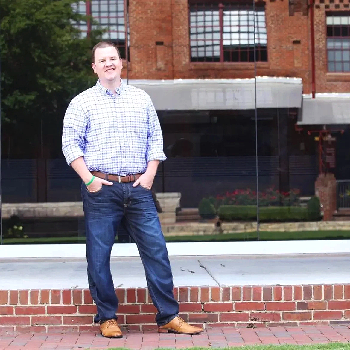 Joey Powell standing outdoors in Durham, NC