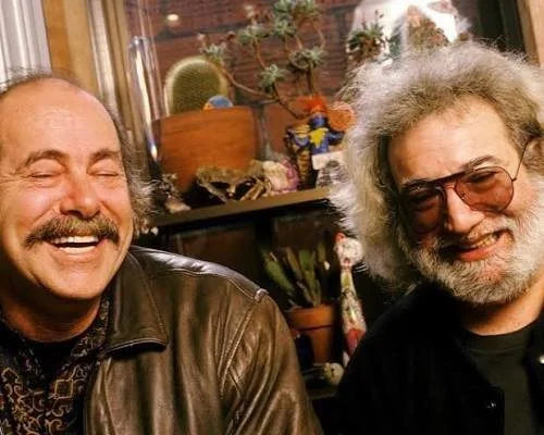 Robert Hunter and Jerry Garcia, songwriters for The Grateful Dead