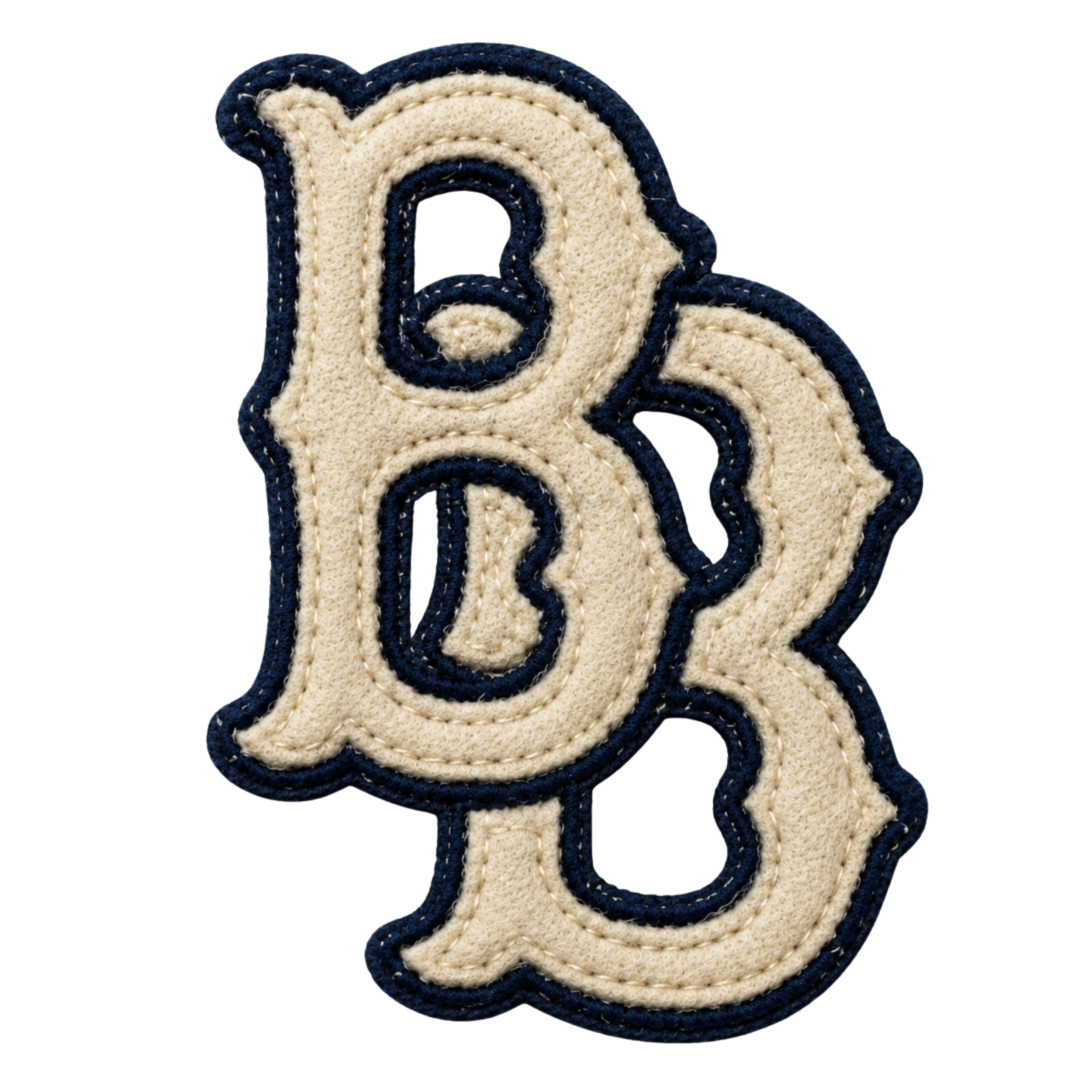 Burnet Blue Bonnets primary cap mark, in felt.
