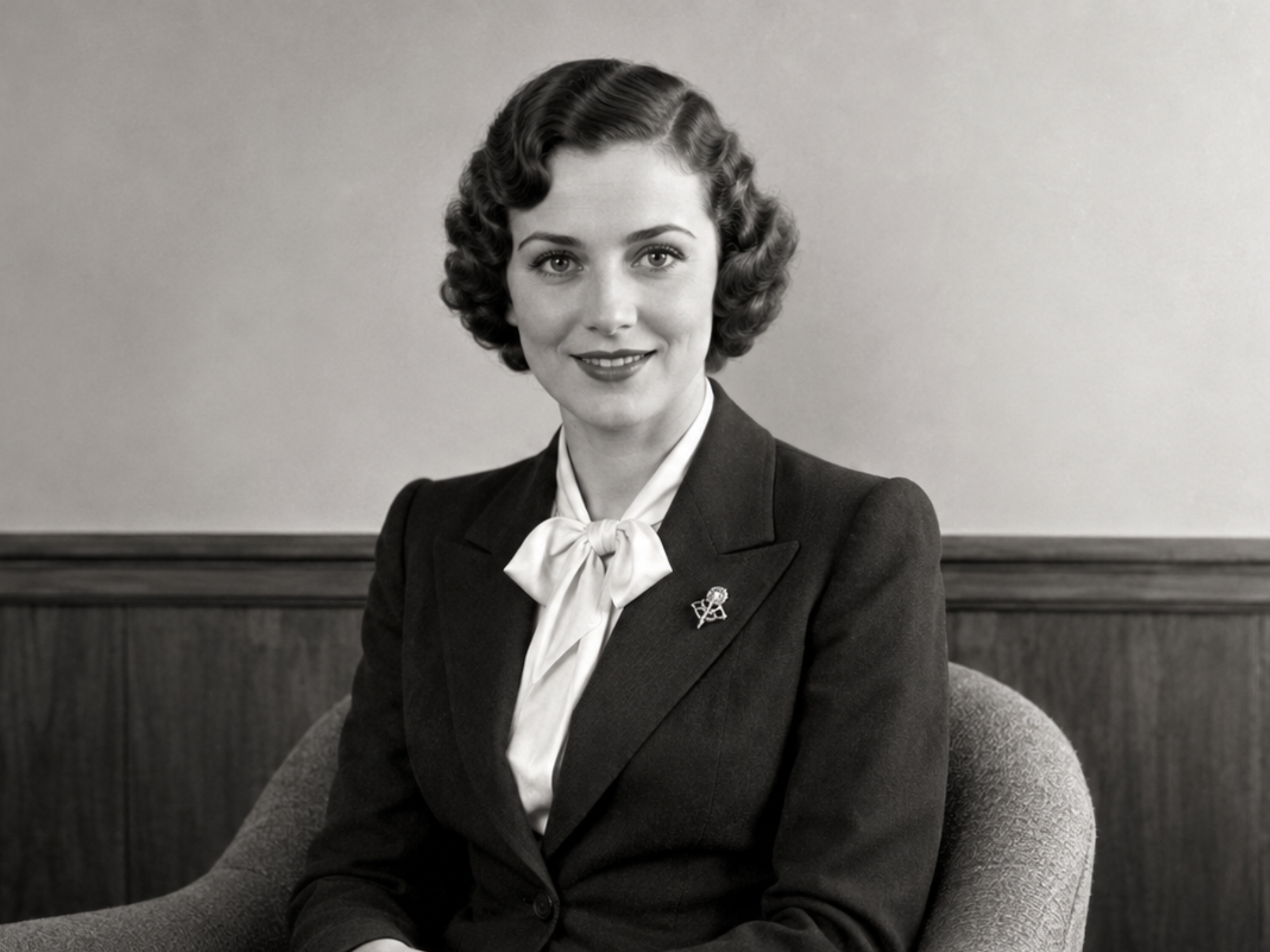 Hatbox hospitality director Nell Vredenburgh poses for a portrait inside The Hatbox in 1932.