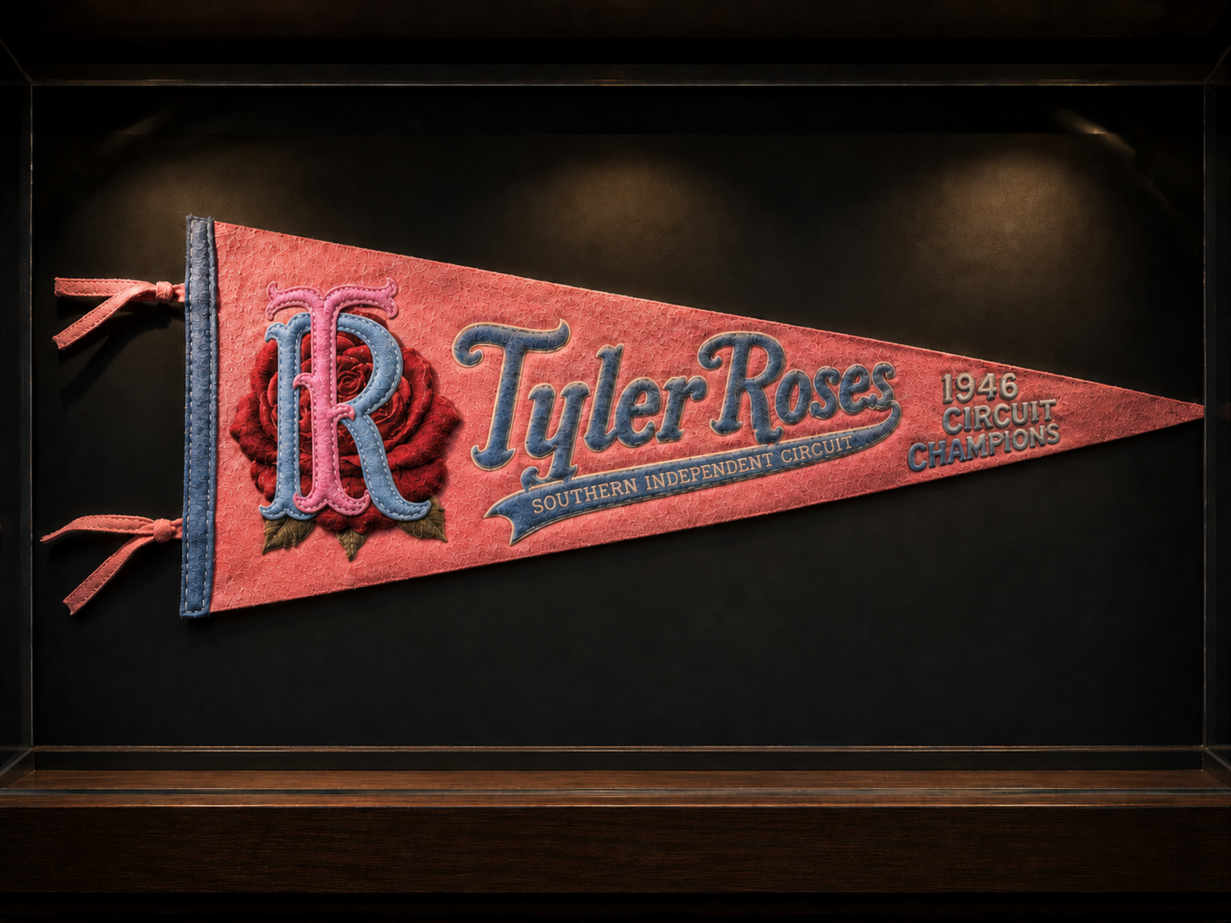 Tyler Roses champions pennant.