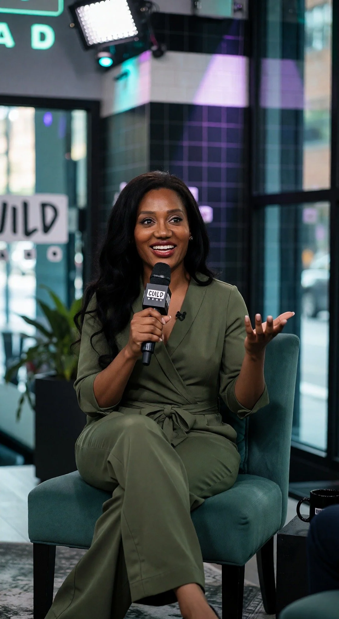 Sanjanetta Barnes speaking during  a media conversation