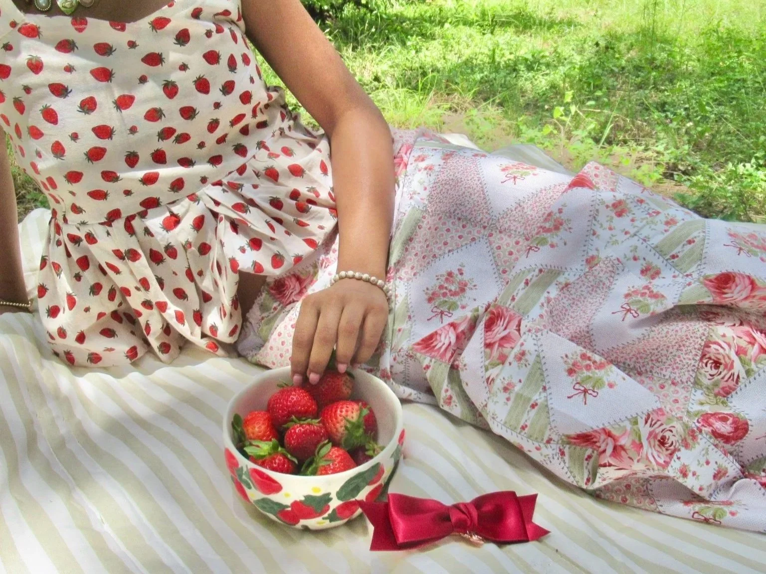 Rosie's Patchwork Maxi Skirt