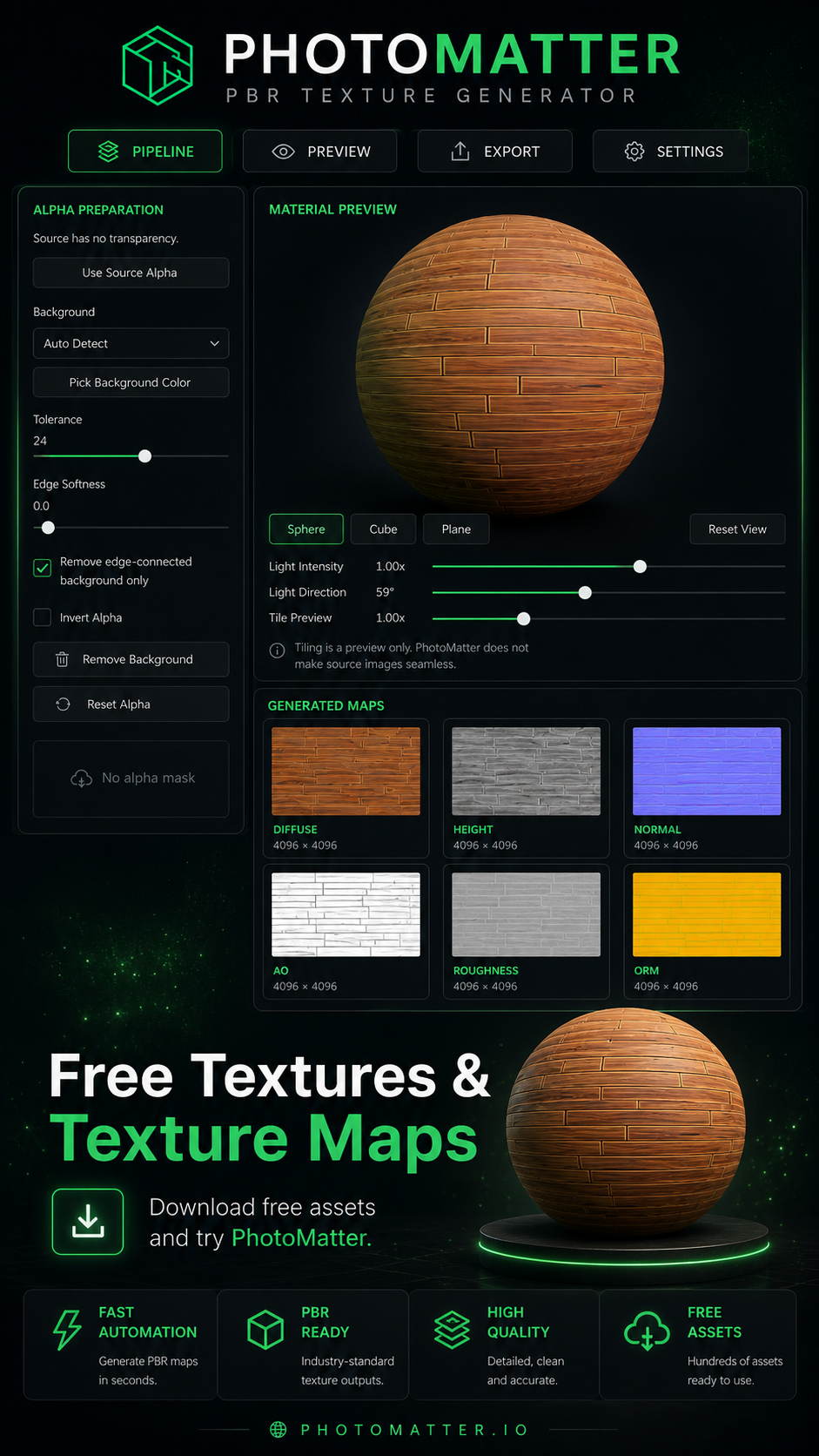 Free Rustic Oak Plank Floor Texture (4K PBR)