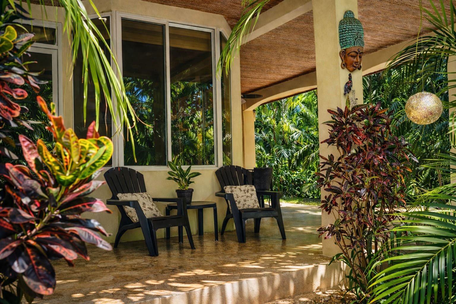 Garden view terrace