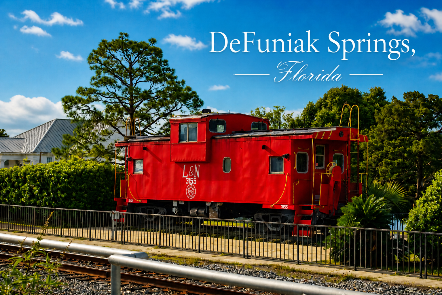 Red Caboose in DeFuniak Springs