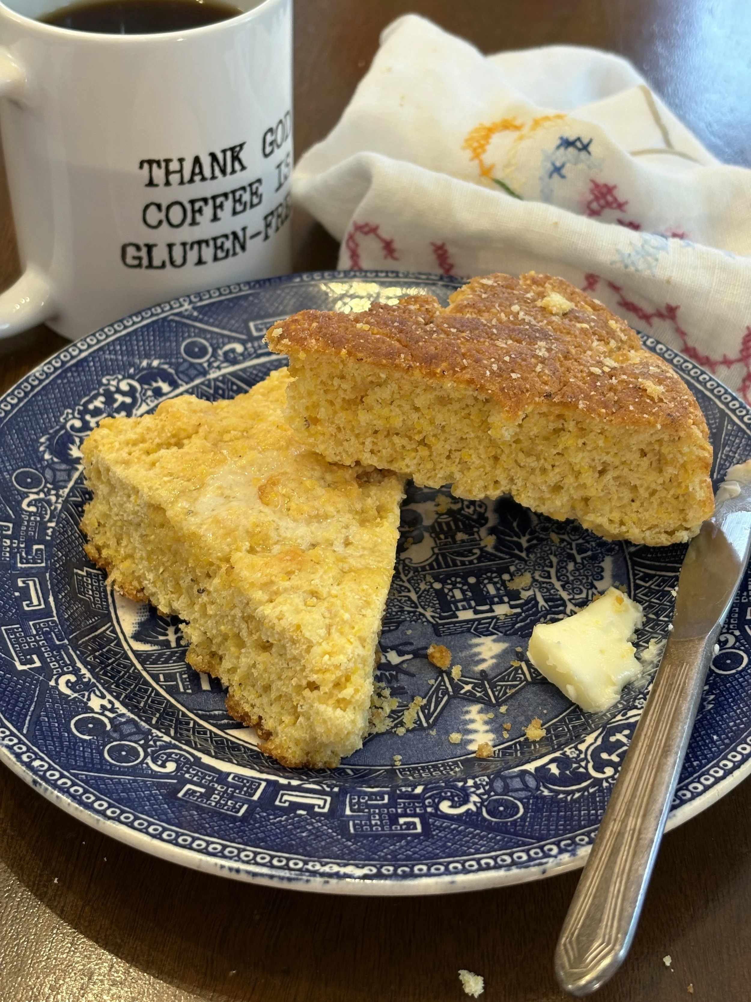 Blanche’s gluten-free southern cast iron skillet cornbread