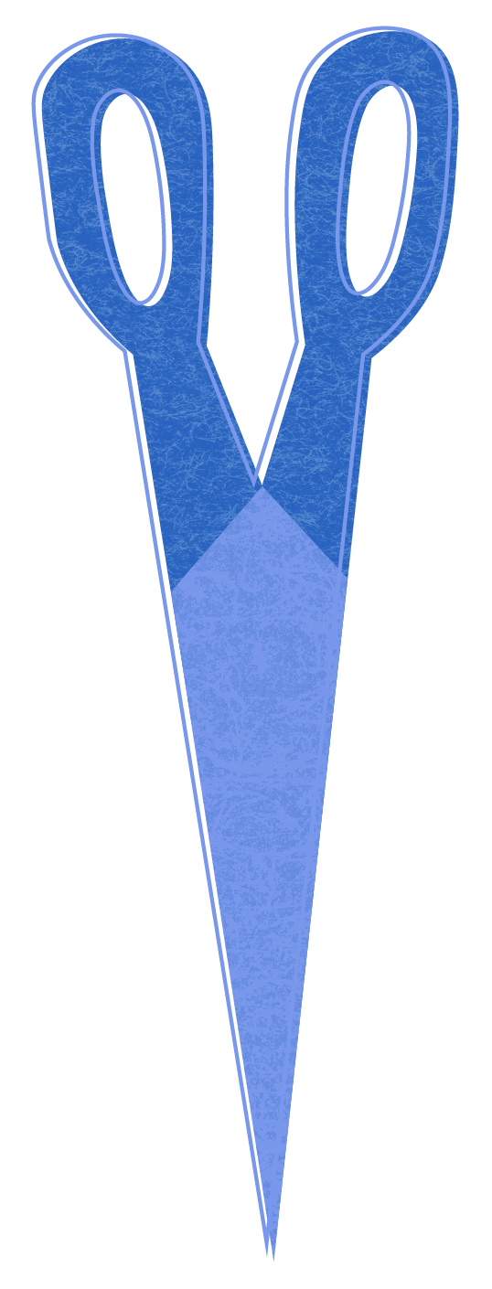 A blue ice sculpture of the number 9 with a forked design on top.