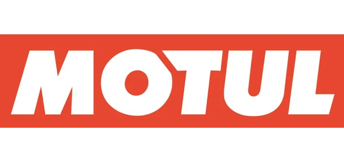 Motul logo with white text on a red background.