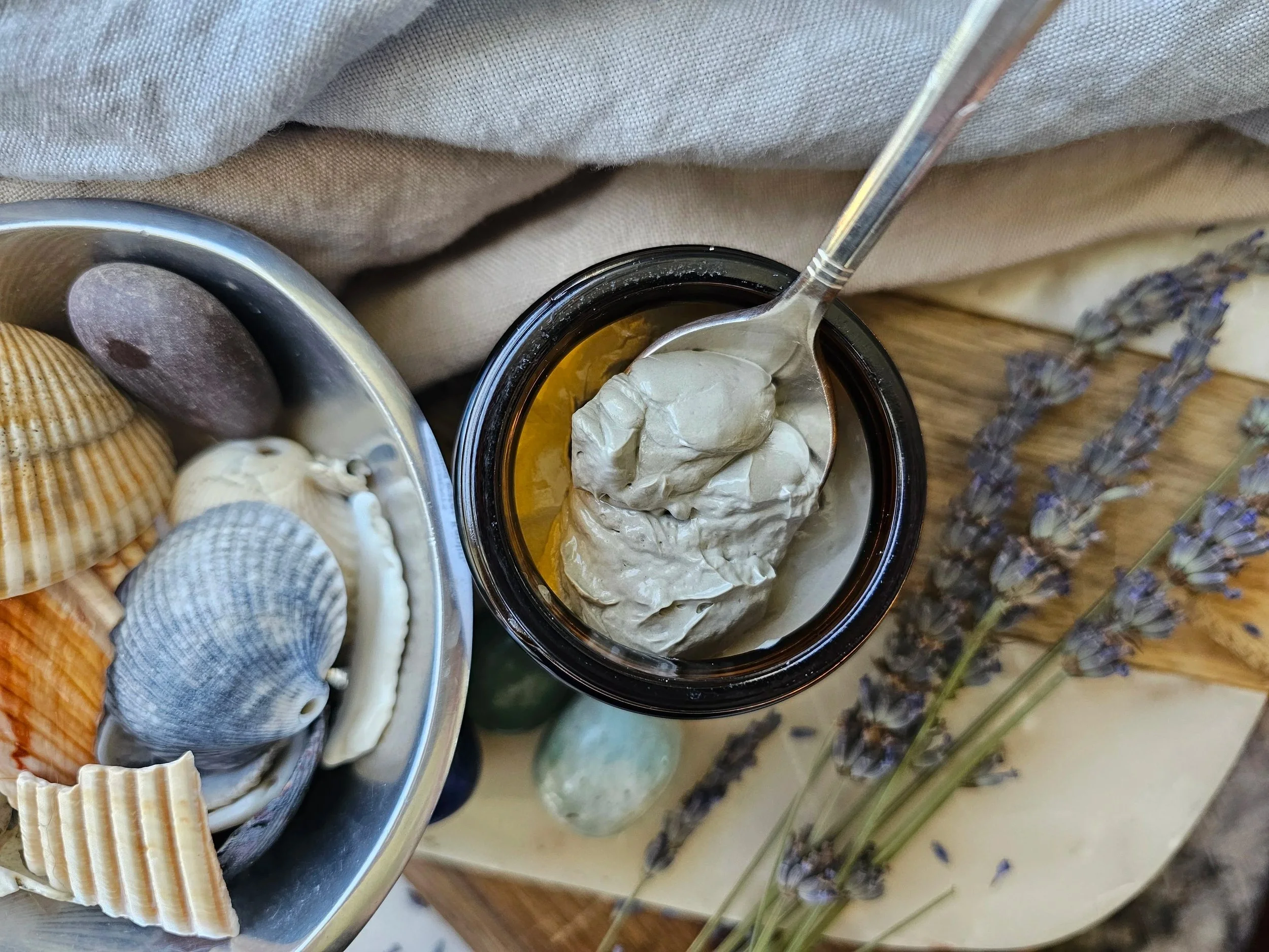 Lavender Sea Clay Mud Mask with Seaweed Extract