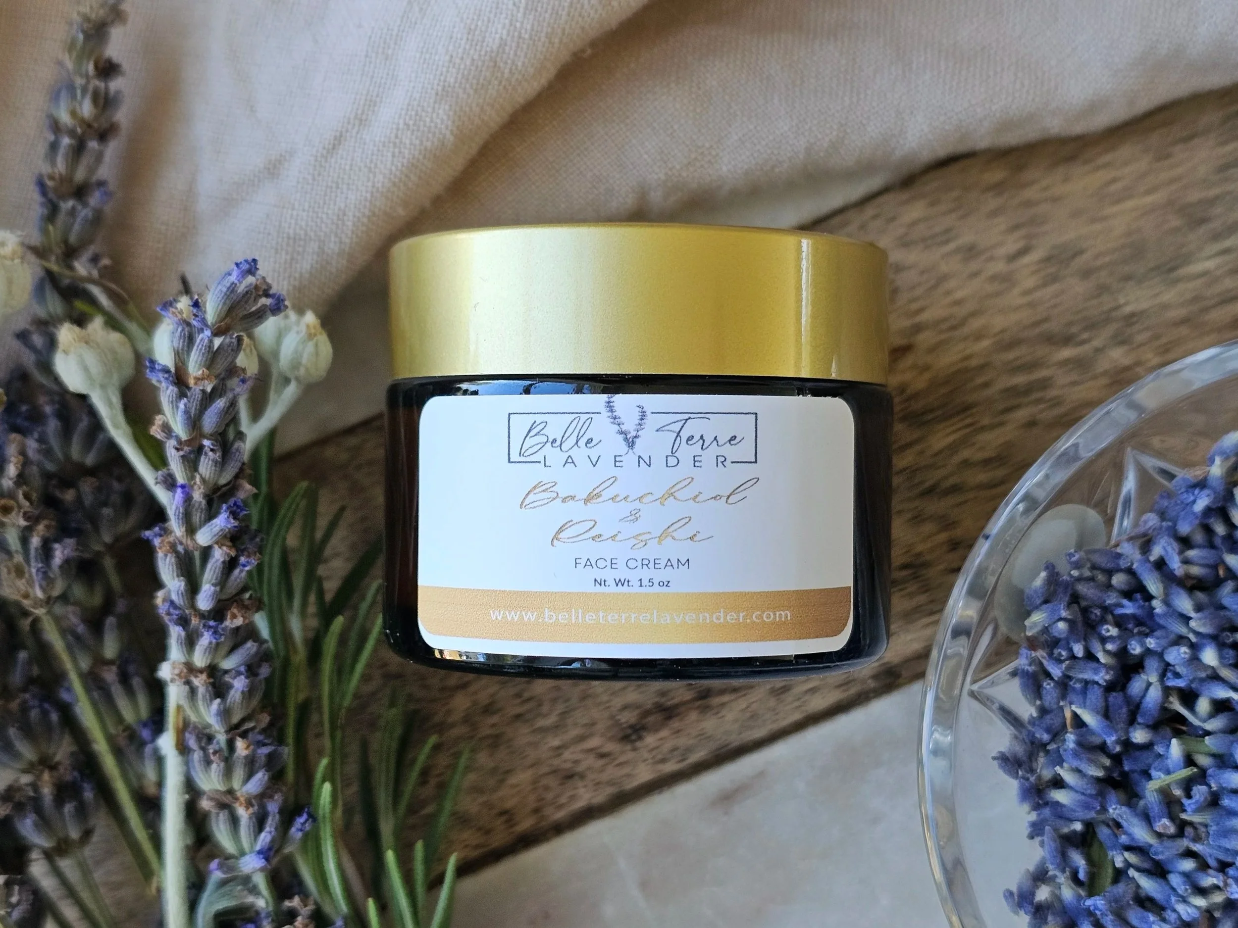 Bakuchiol and Reishi Mushroom Face Cream
