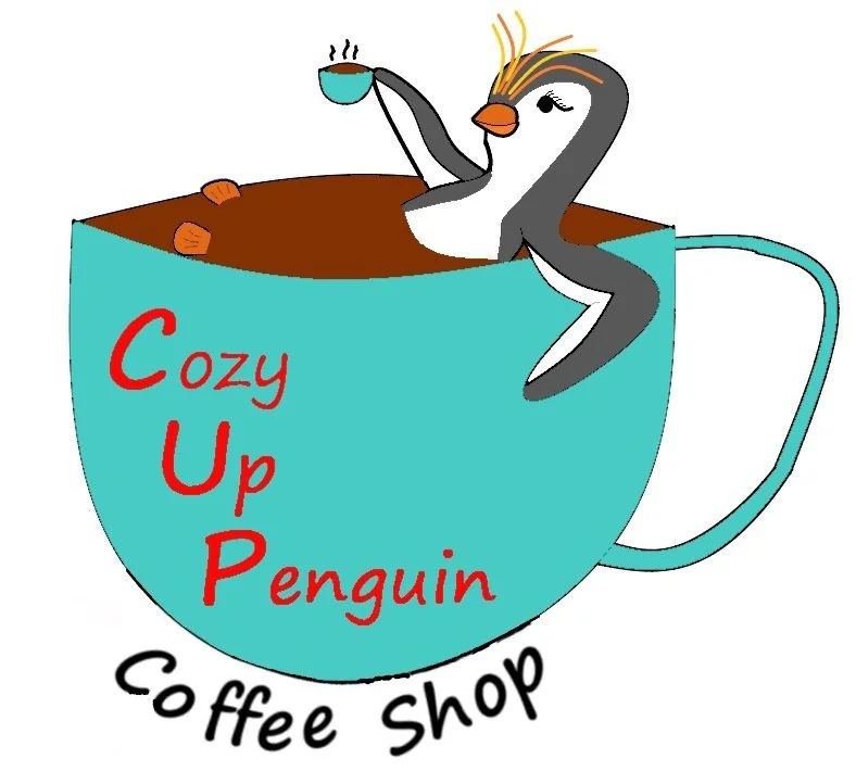 Cozy Up Penguin Coffee Shop