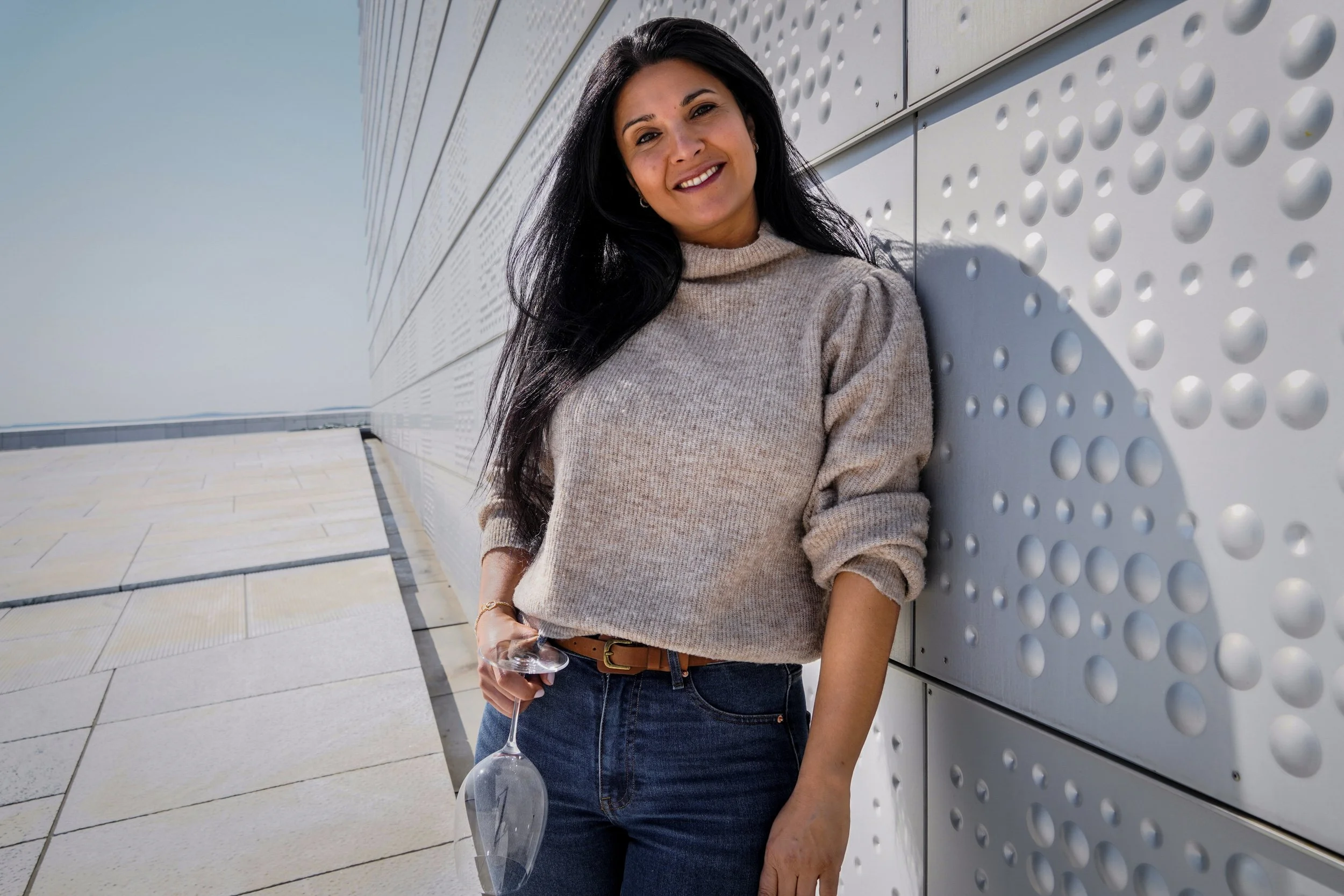 Liora Levi, kursholder for vinkurset Høstens hvitviner hos Uncorked by Gambis Concepts.
