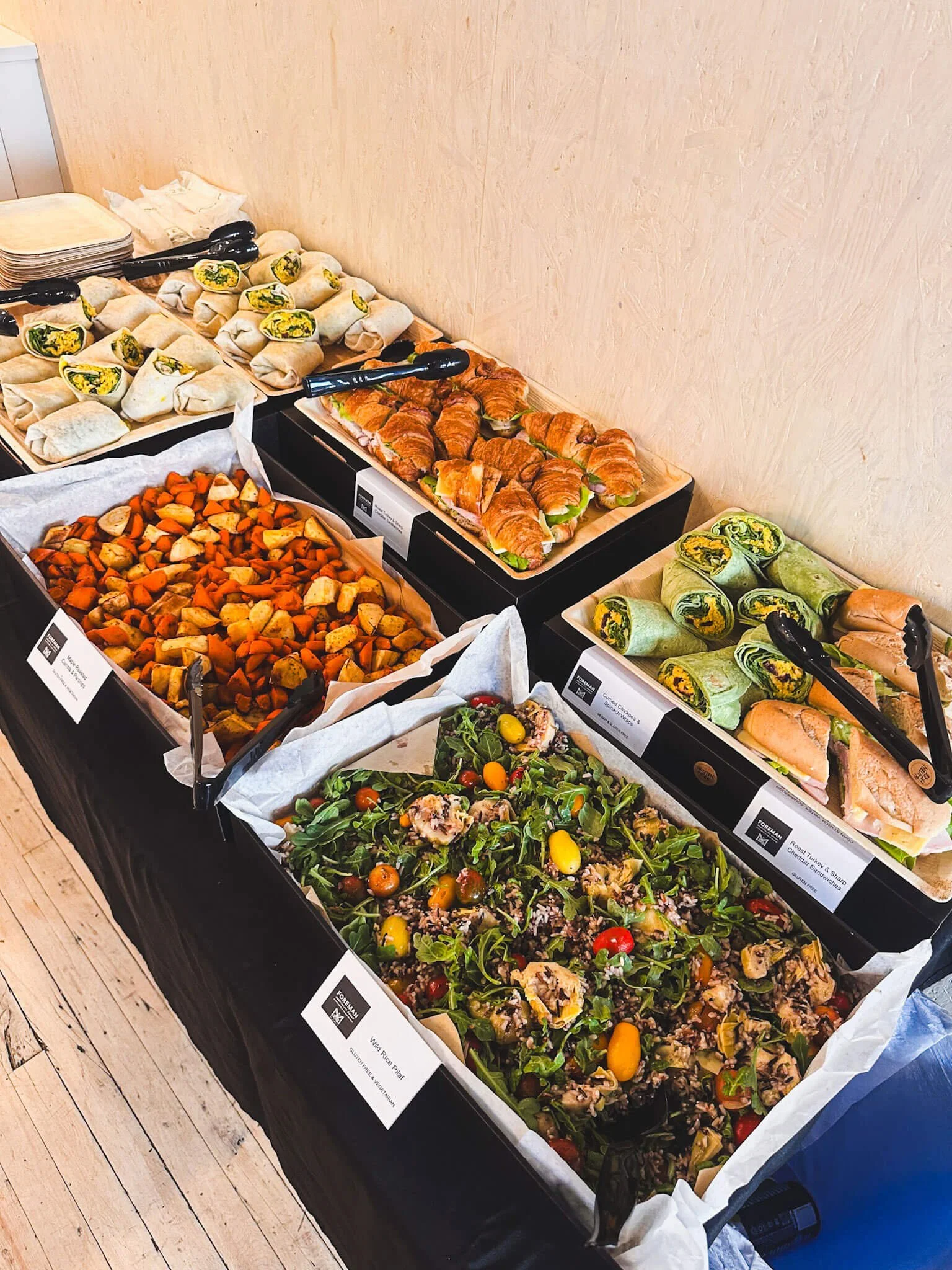 Foreman Corporate Catering NYC New York City Buffet Food