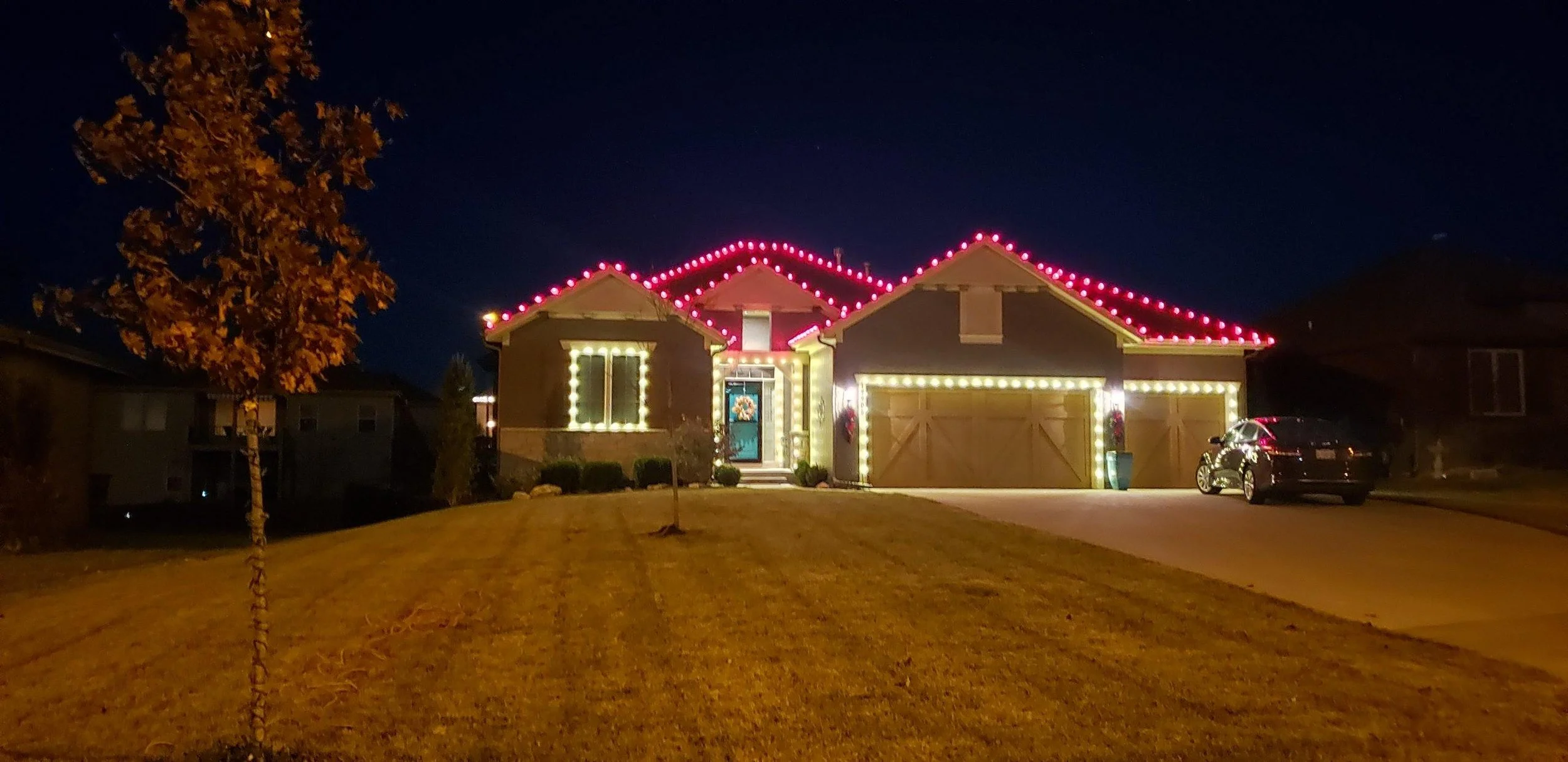 Front peaks and gutters w/ added 
