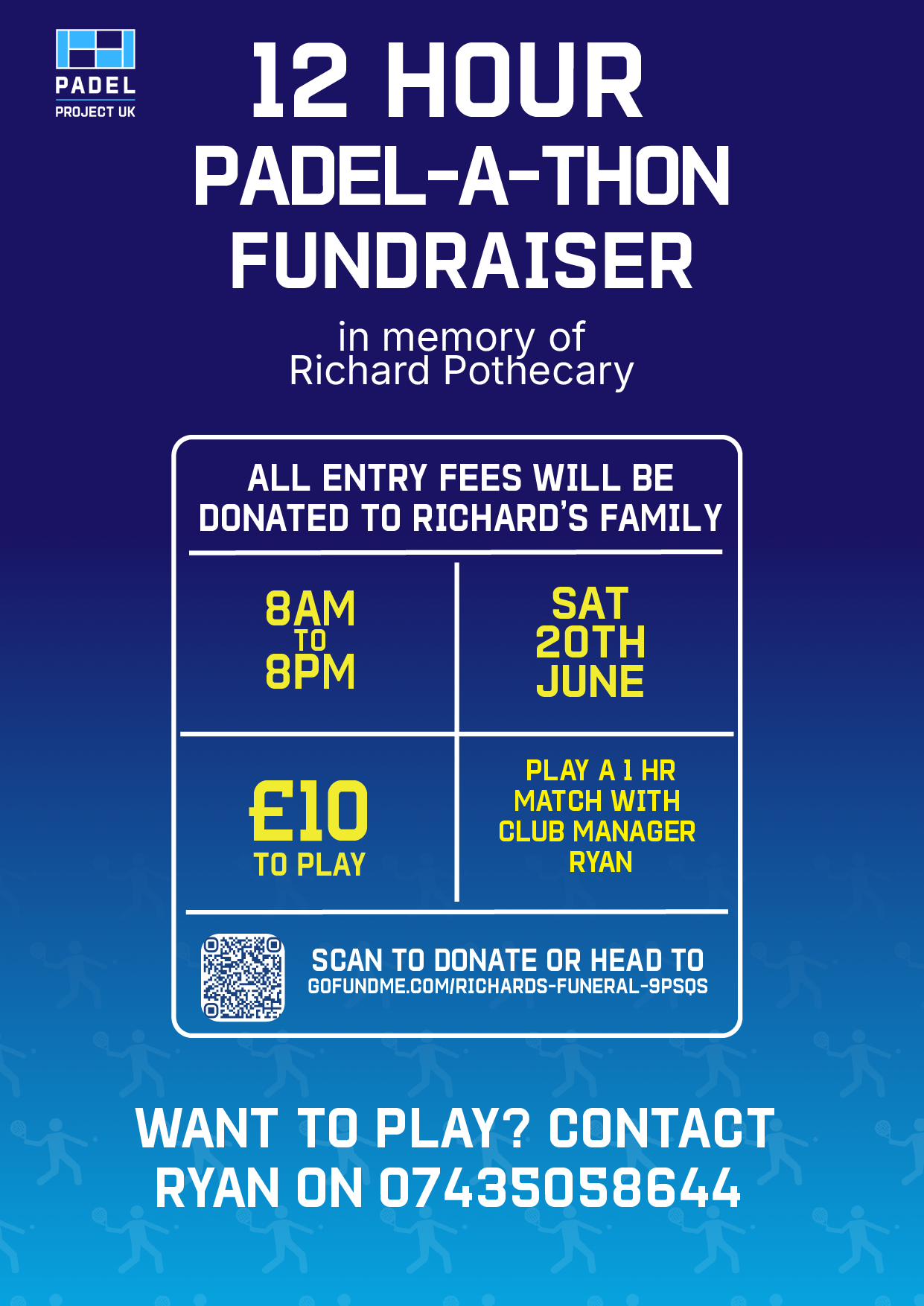 Padel-a-thon For Richard