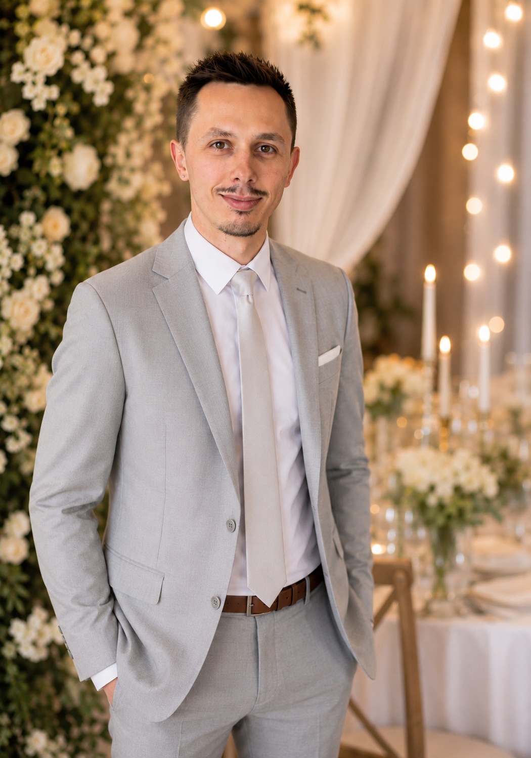 Quentin Glaud, maître de cérémonie laïque, accompagne les couples pour une cérémonie de mariage personnalisée.