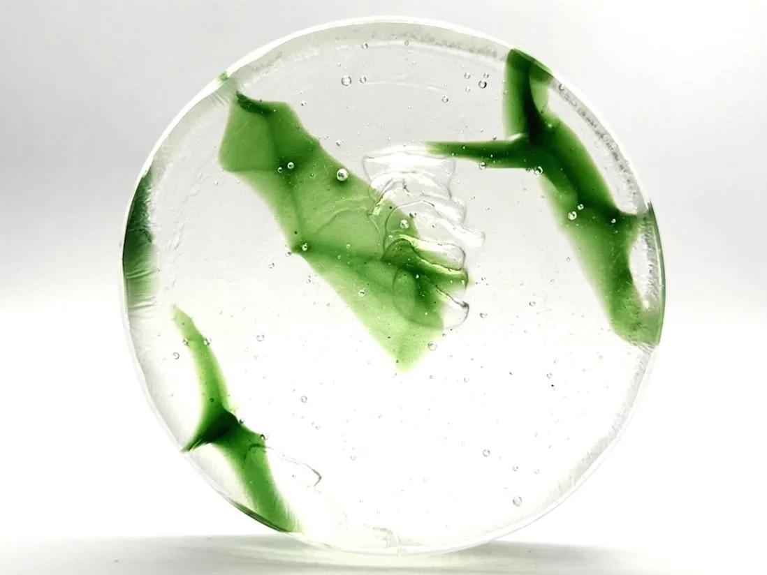 Two Moons Glass Art