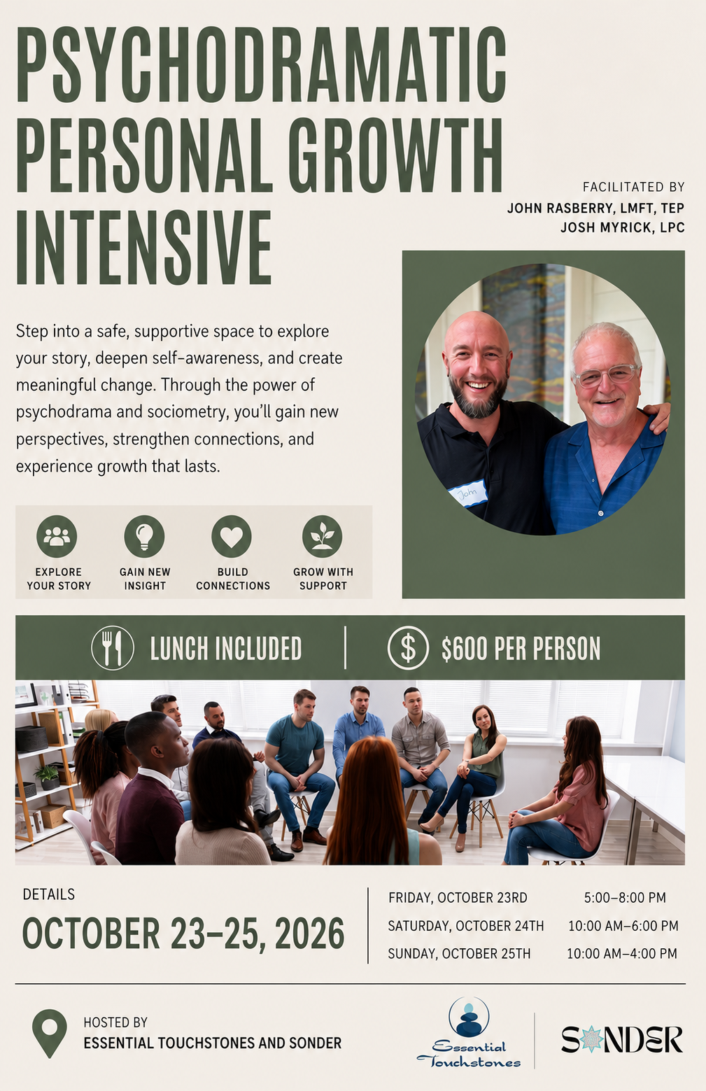 PSYCHODRAMATIC PERSONAL GROWTH INTENSIVE
