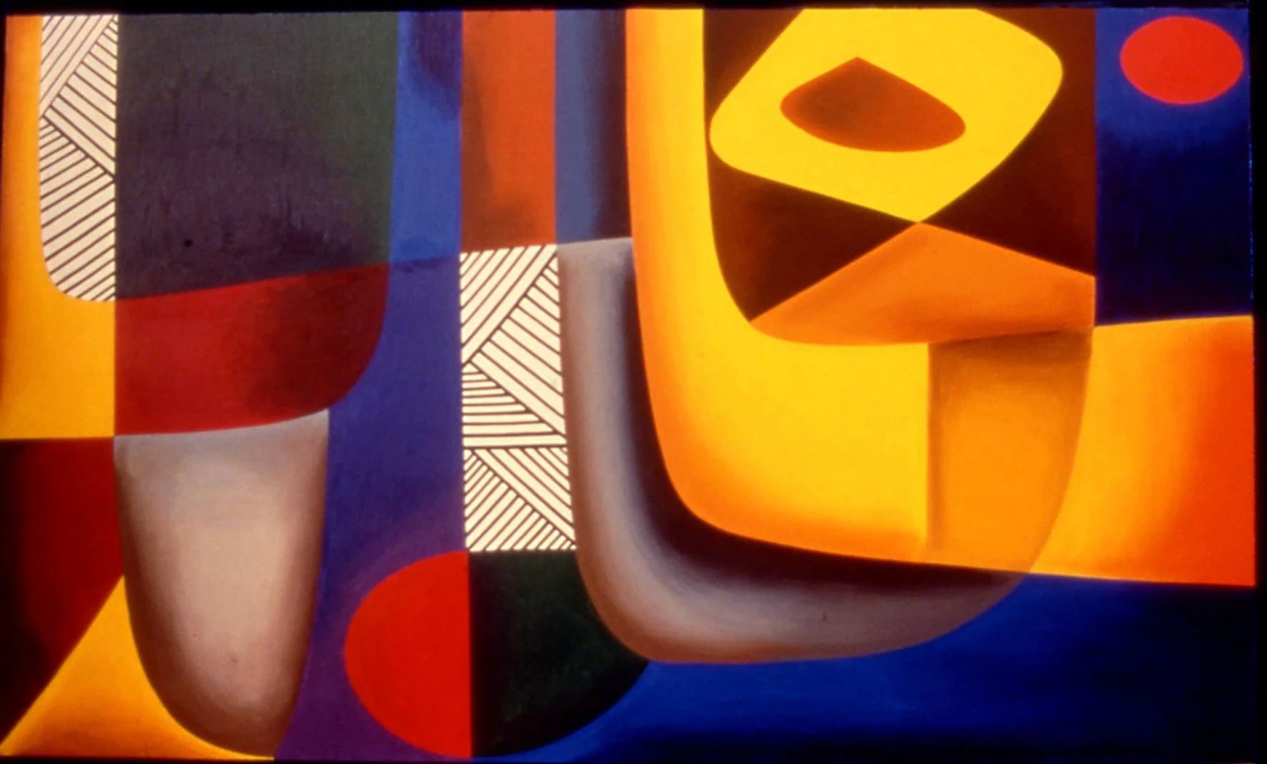 Duality No.1 (oil paining) 1986 - Glenn Williams