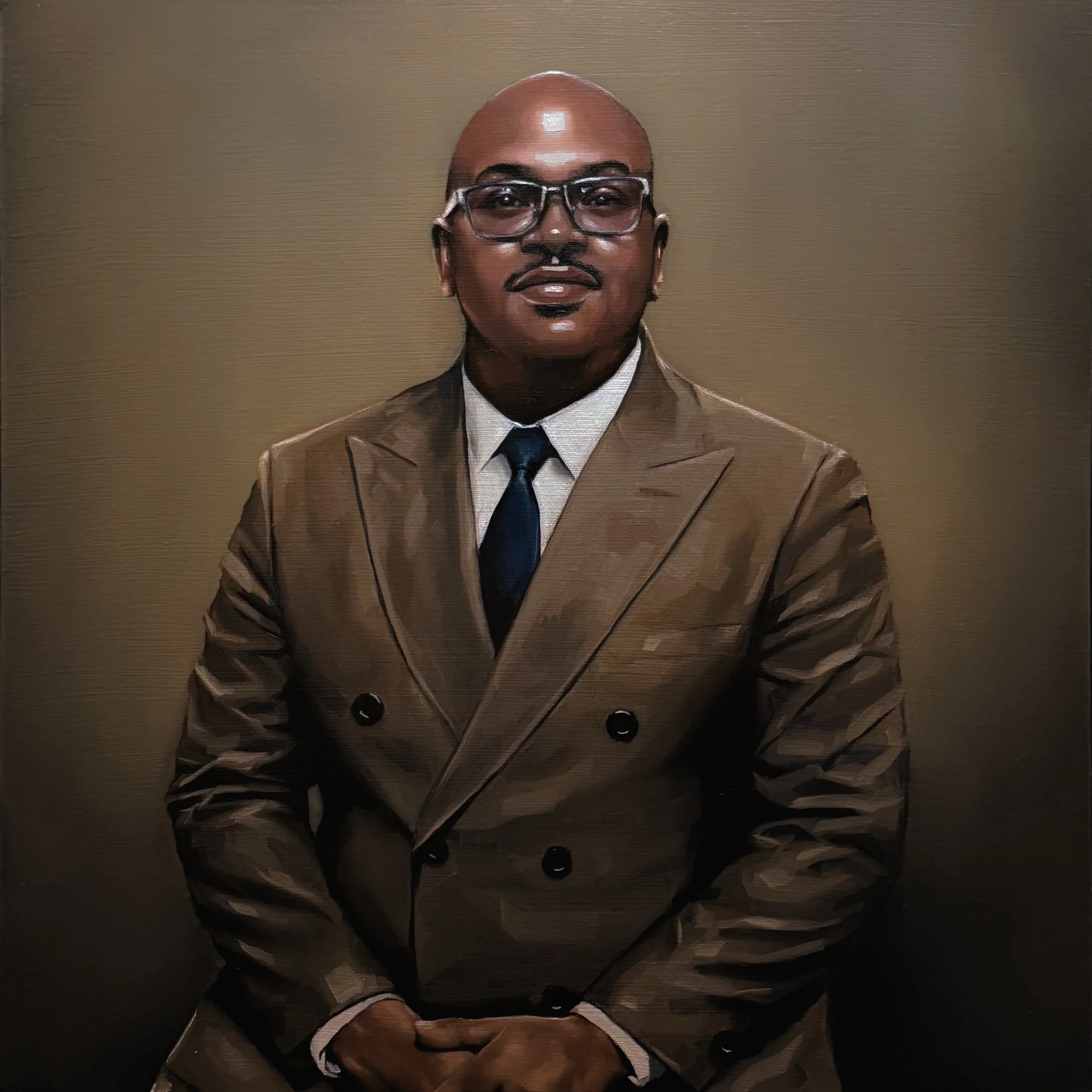 "The Teacher", Oil on Canvas, 20"x20"